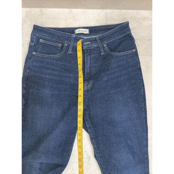 Madewell Size 30 Jeans Curvy High-Rise Skinny Blue EUC - Picture 4 of 10